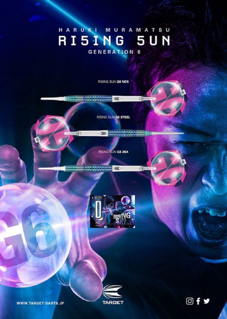 【ターゲット】ライジングサン G6 村松治樹モデル 2BA