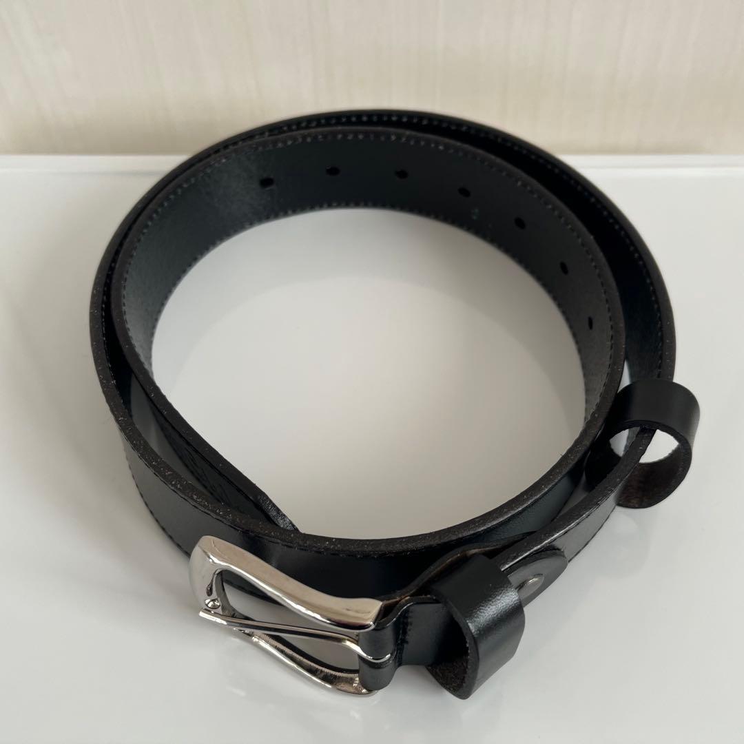 【一度のみ使用】 Peco Club レザー ベルト ブラック