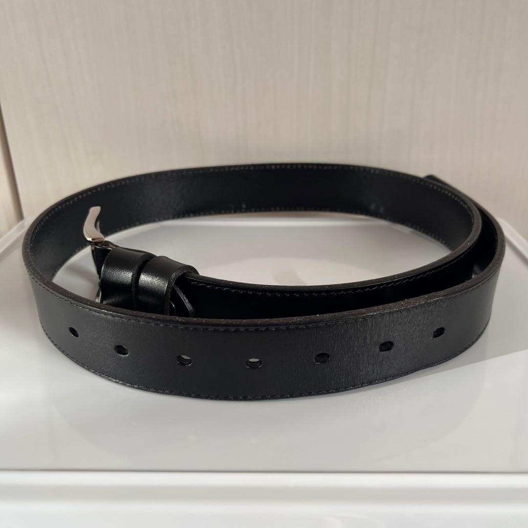 【一度のみ使用】 Peco Club レザー ベルト ブラック