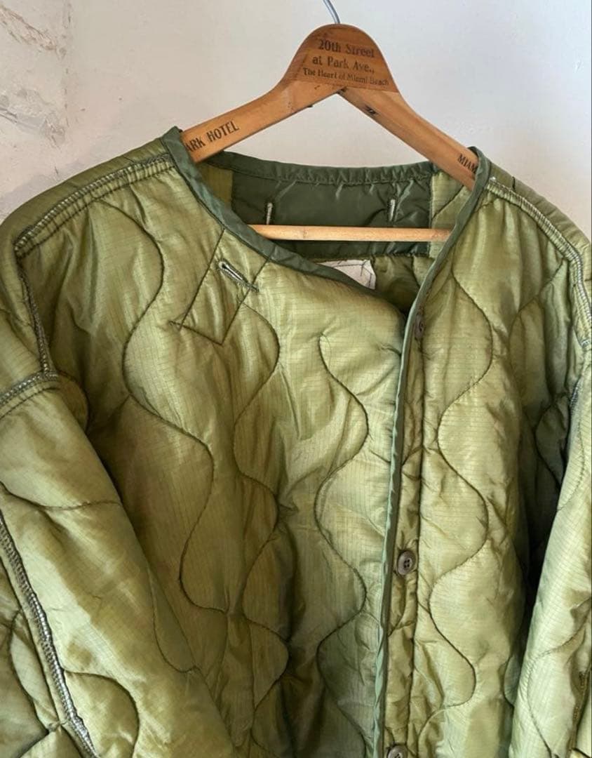 神サイズ 米軍 実物 m65 フィッシュテール パーカー ライナー large