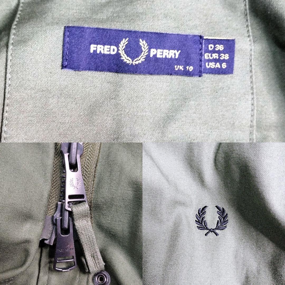 【美品】 フレッドペリー 5way 中綿　モッズコート　ロング　カーキ