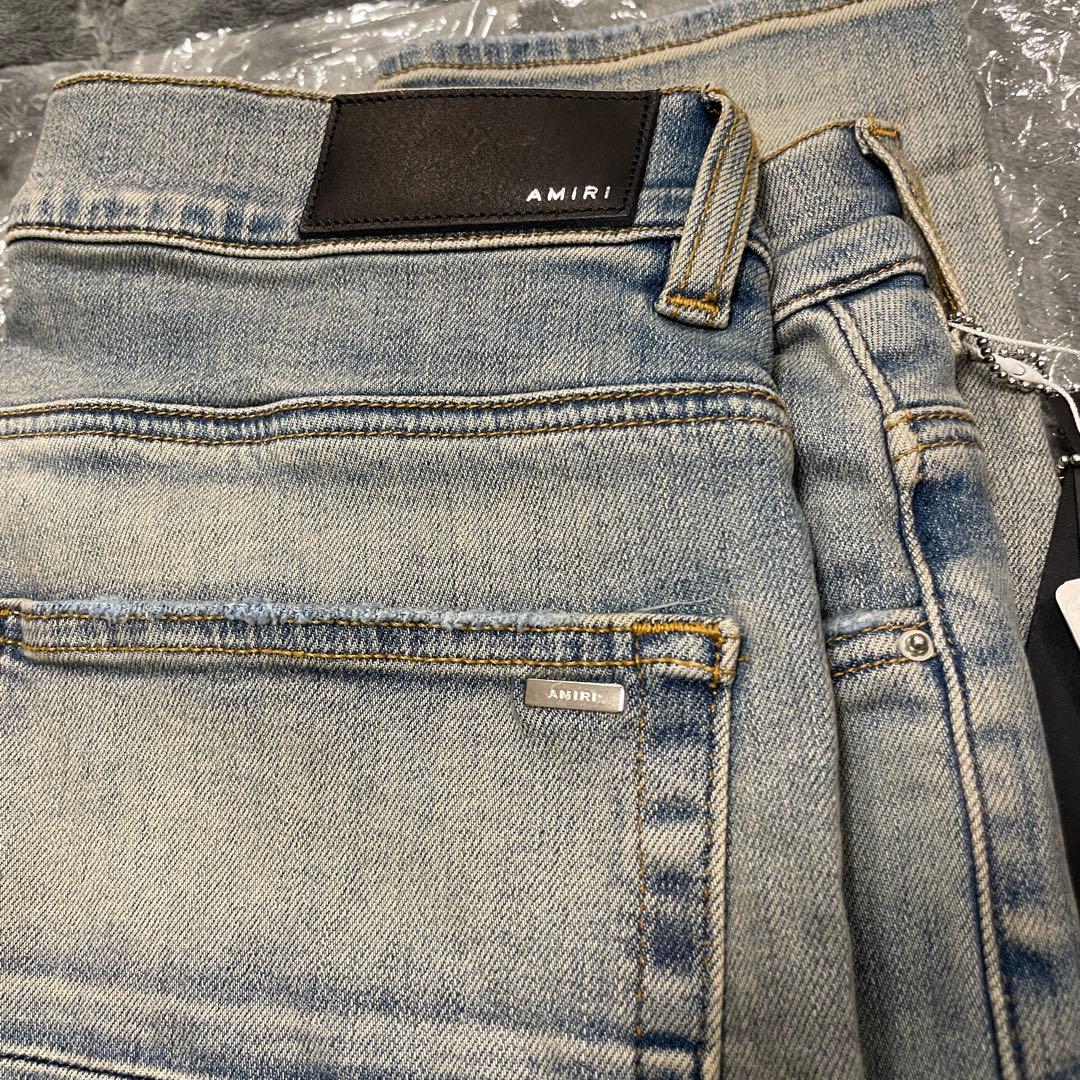 パンツ AMIRI MX1 ULTRASUEDE \"Antique Indigo\"
