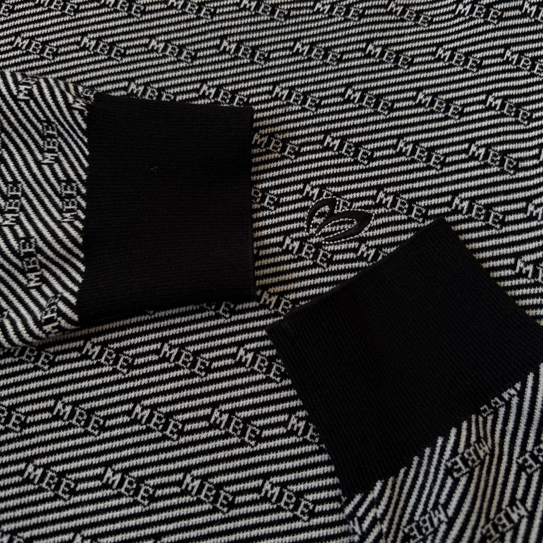 現行モデル　マスターバニー　ニット　総柄　黒　白　グレー　M〜L相当　4 美品