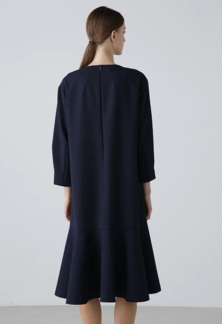 ADORE 2024ss　クリアボンディング ワンピース　紺