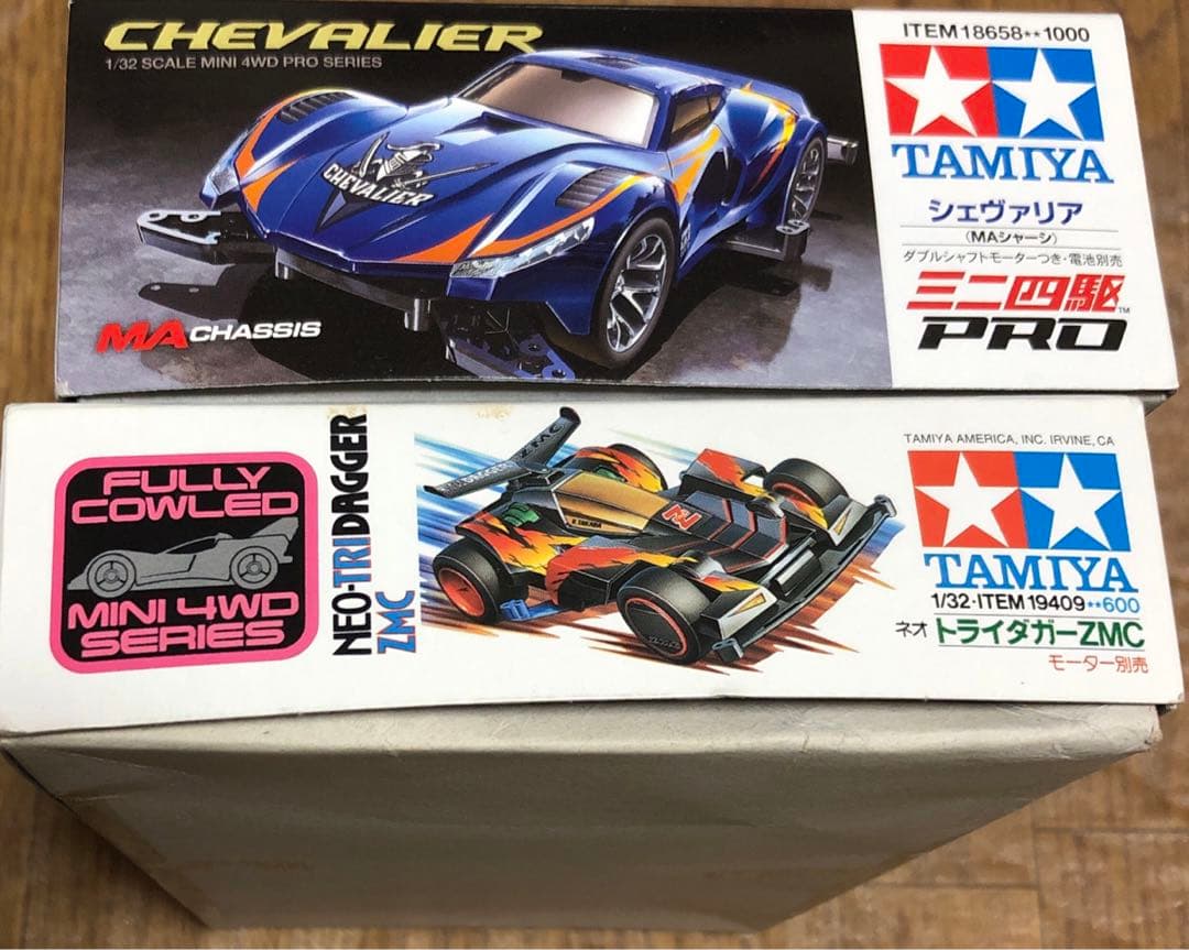 未組立/タミヤ　ミニ四駆　ネオトライダガーZMC /シェヴァリア(MAシャーシ)