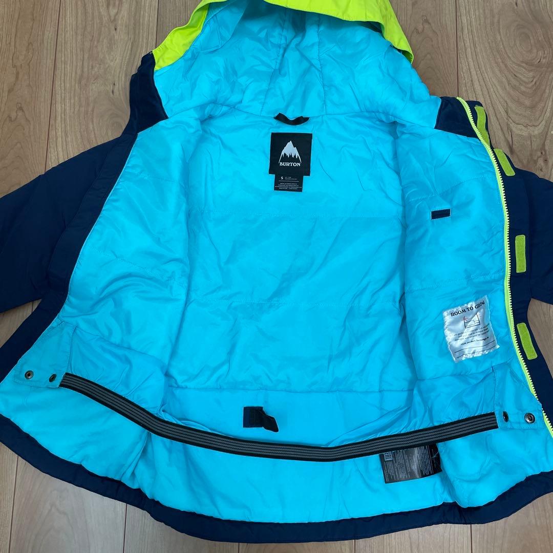 BURTON 子ども用スノーボードウェア ネイビー/ライム　120センチ