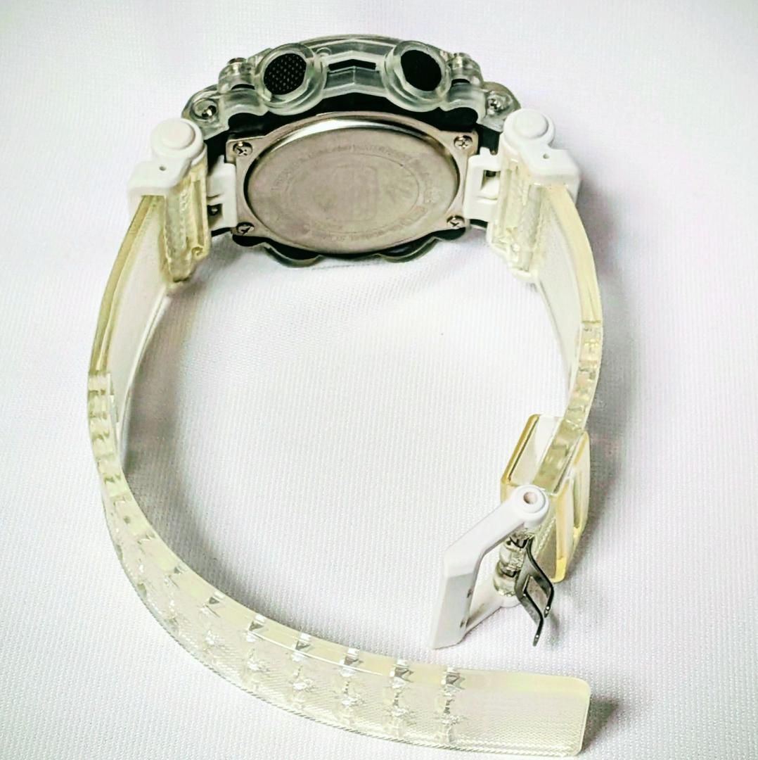 美品 CASIOカシオ腕時計G-SHOCKデジアナ スケルトン 正確性と耐衝撃性