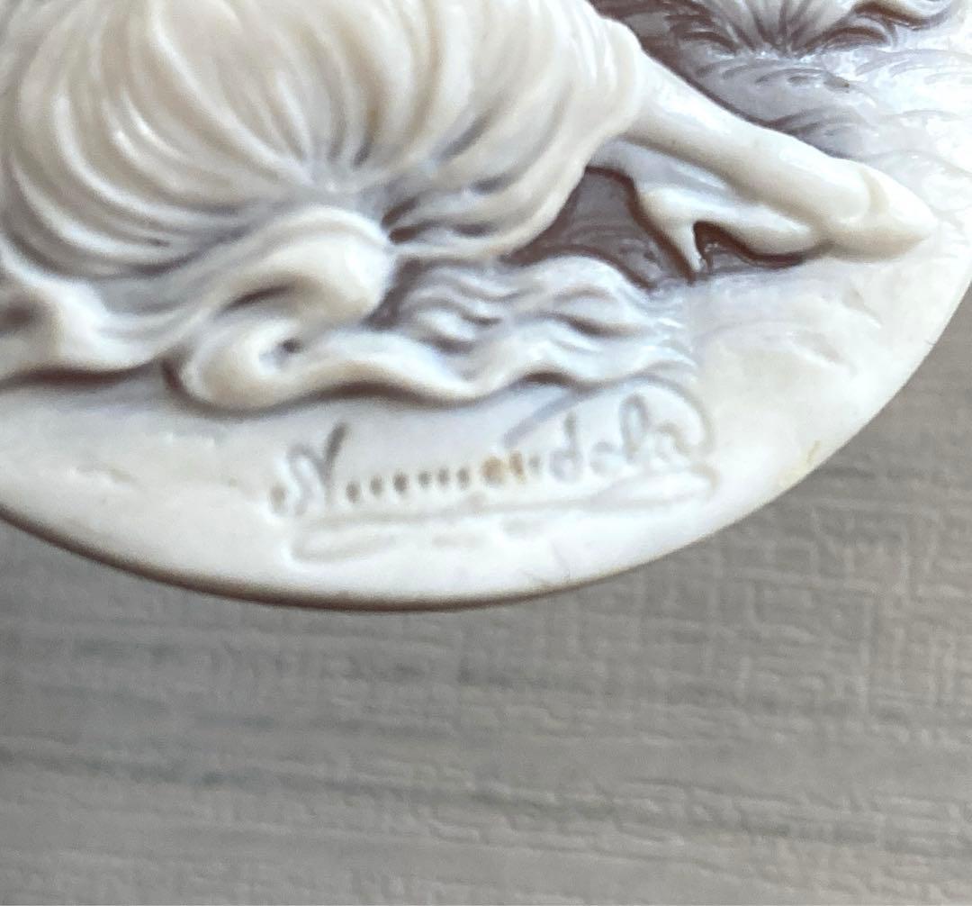 カメオ　シェル　ルース　母親と子供