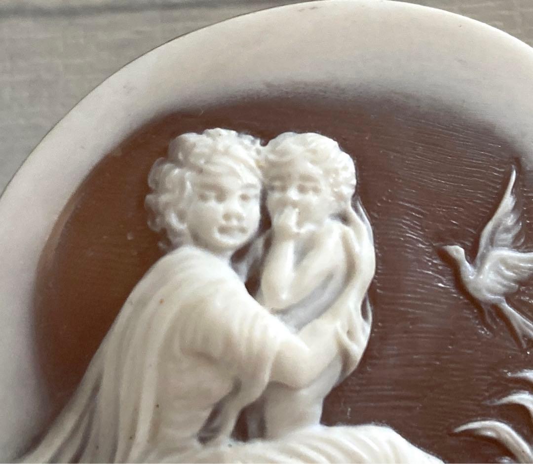 カメオ　シェル　ルース　母親と子供