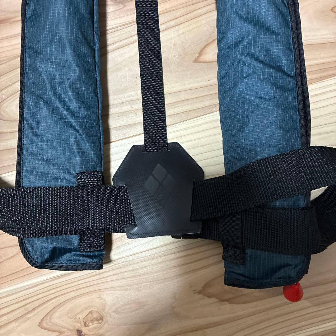 mont-bell インフレータブルライフベスト ブルーグリーン