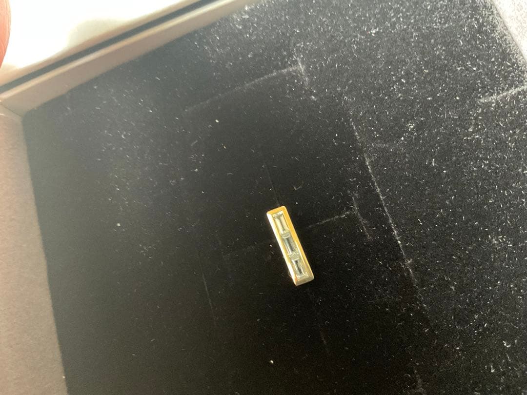 Hirotaka　アイスブルーベリルピアス　10K