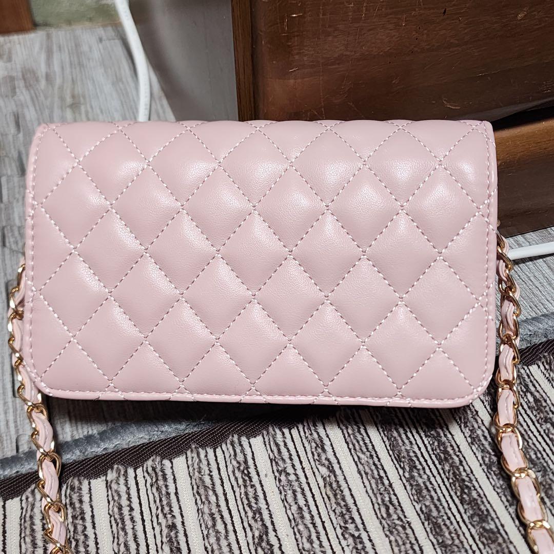 CHANEL ミニショルダー　ショルダーバッグ　ピンク　ノベルティ