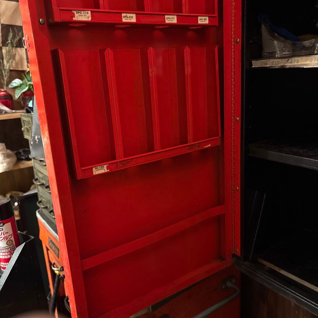 Motorcraft キャビネット ビンテージ　firestone ガレージ