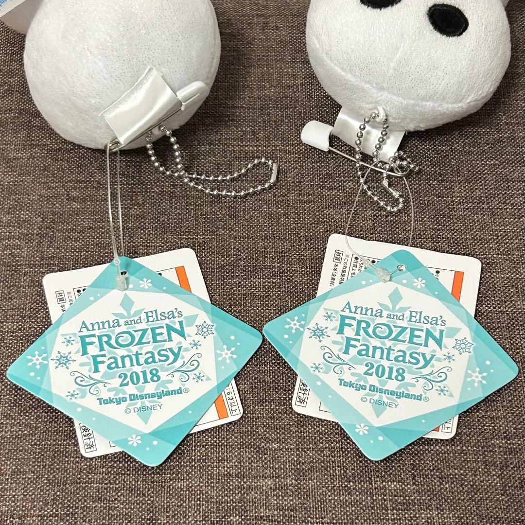 スノーギース ぬいぐるみバッジ キーチェーン ファンタジースプリングス アナ雪