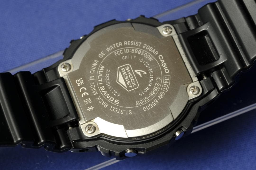 【中古】G-SHOCK GW-B5600 青×黒／Bluetooth(119)
