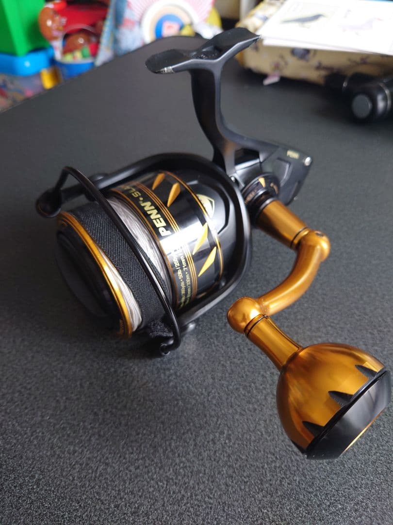 スラマー4 10500番 ＋　pe12号　300m