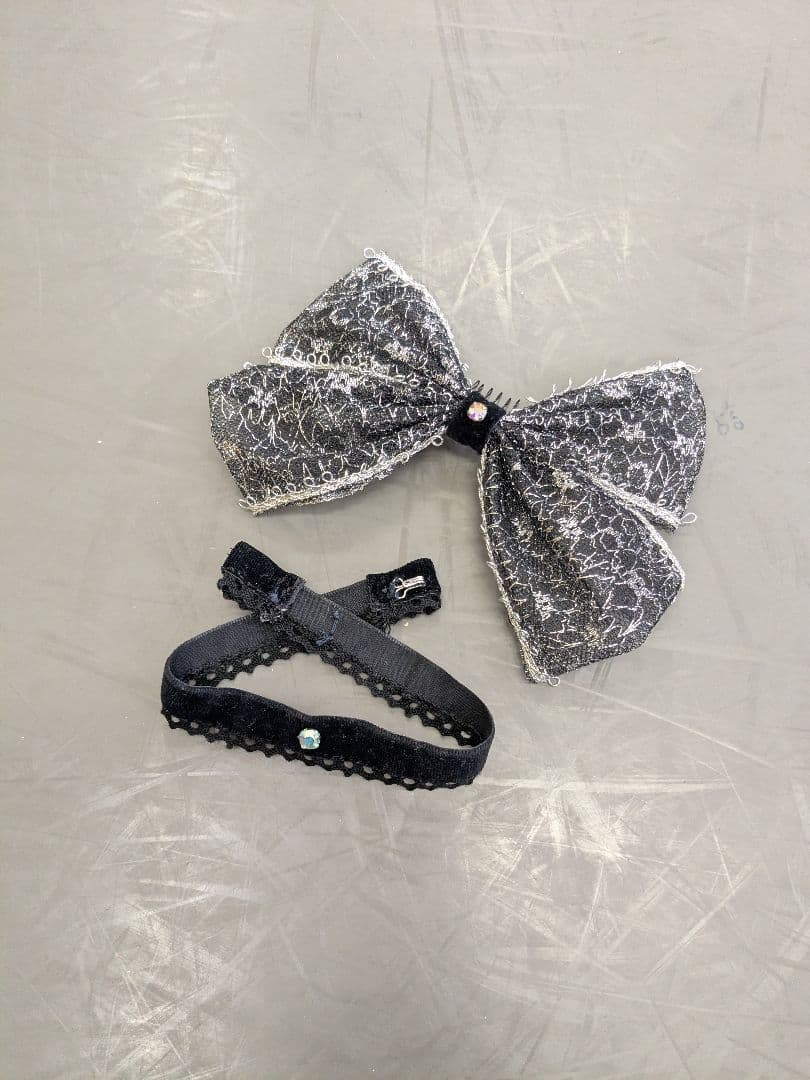 バレエチュチュ 黒×白 キャラクター衣裳 5着セット