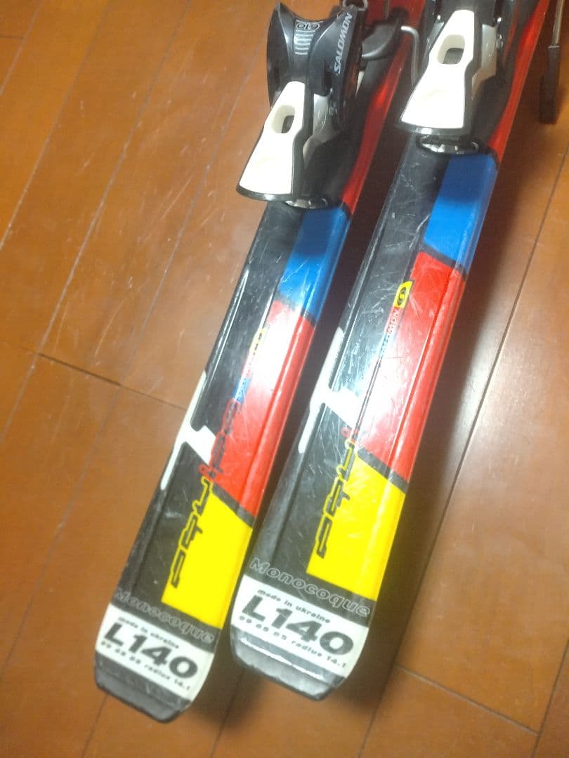 【SALOMON☆】140cm　スキー板セット♪　送料無料！