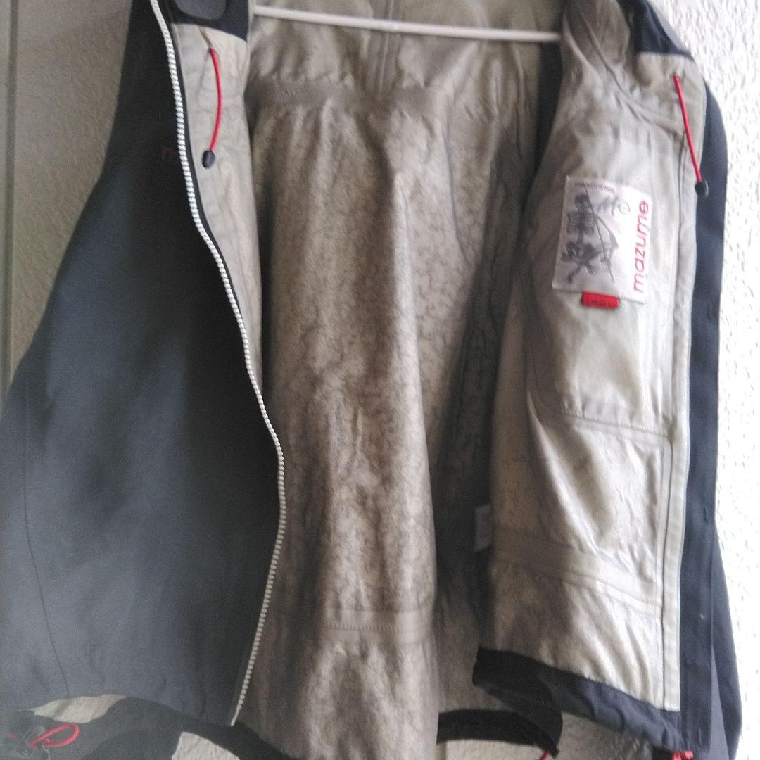 mazume フード付きレインウェア 黒サイズL