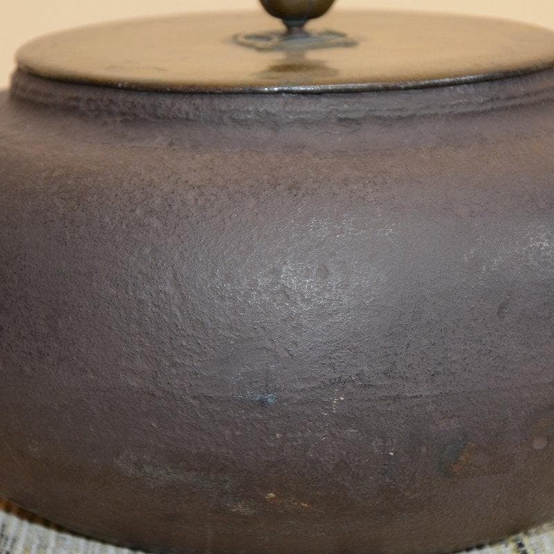 田口釜　慶長時代　名越家昌造　十代堀政五郎極　古物　送料込み