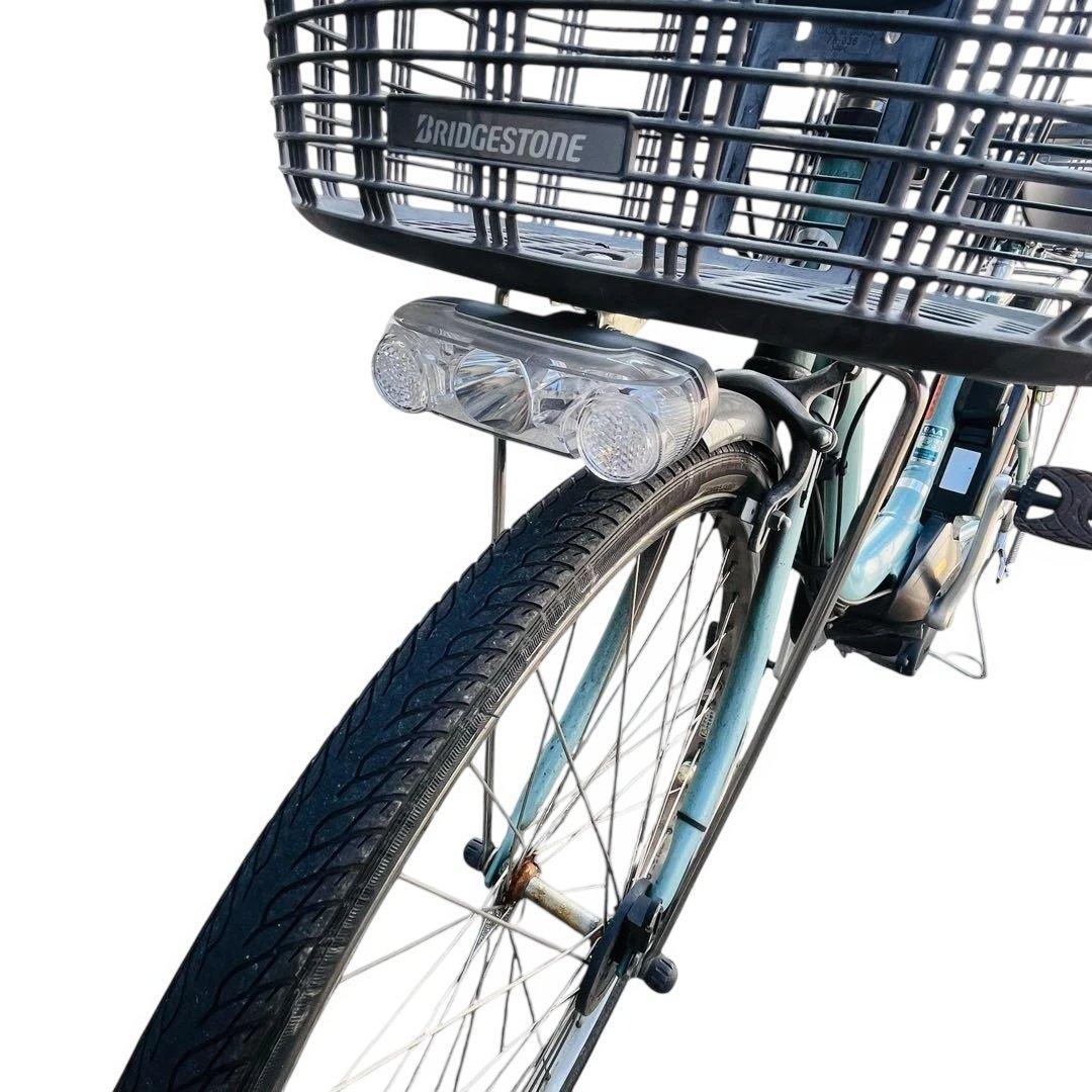 【バッテリー良好】ブリヂストン アシスタ 24インチ 電動自転車 充電器付引取可