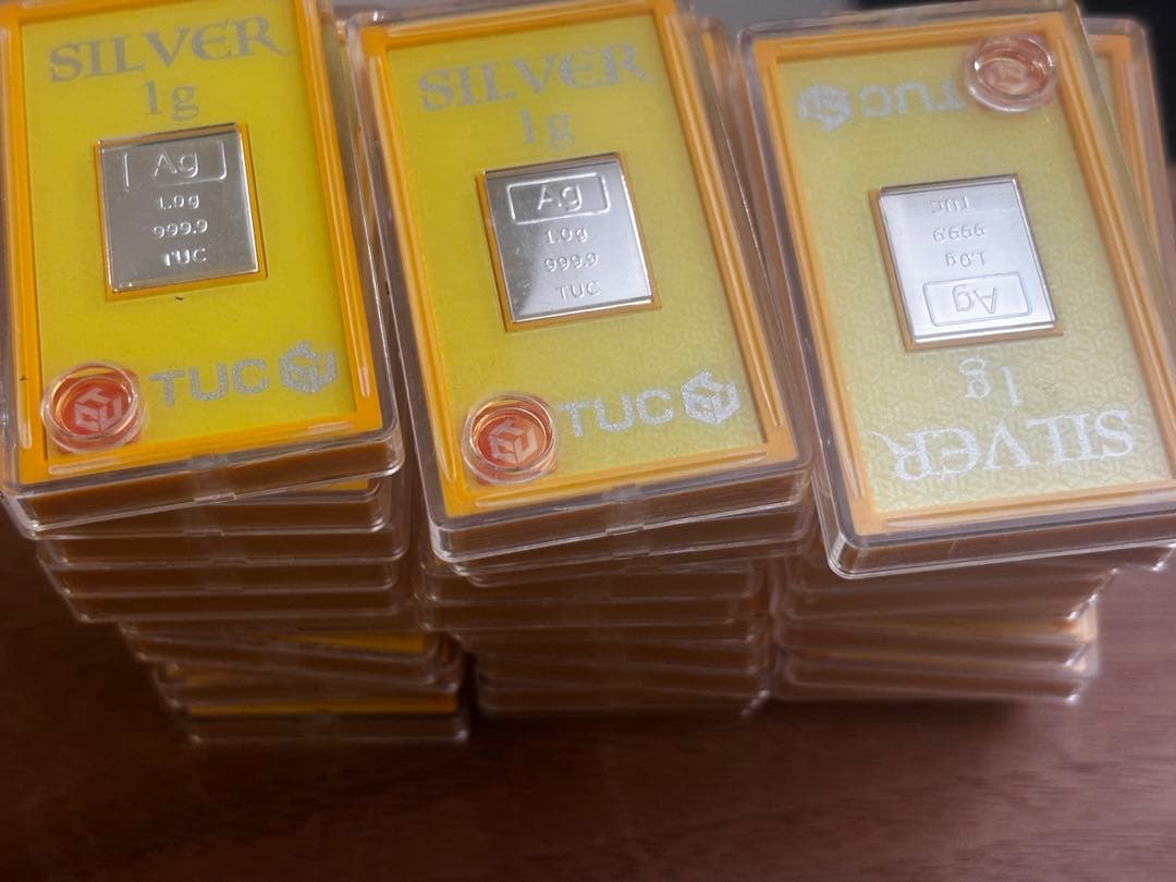 今日限定価格！TUC Silver 1g 純銀景品　30個　シルバー