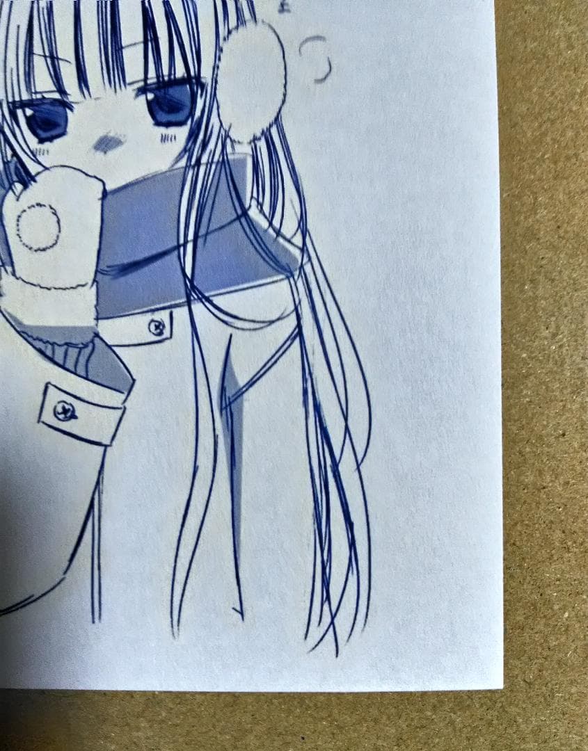 妖狐×僕SS いぬぼく 藤原ここあ 4巻 特典 イラストペーパー 冬りりちよ