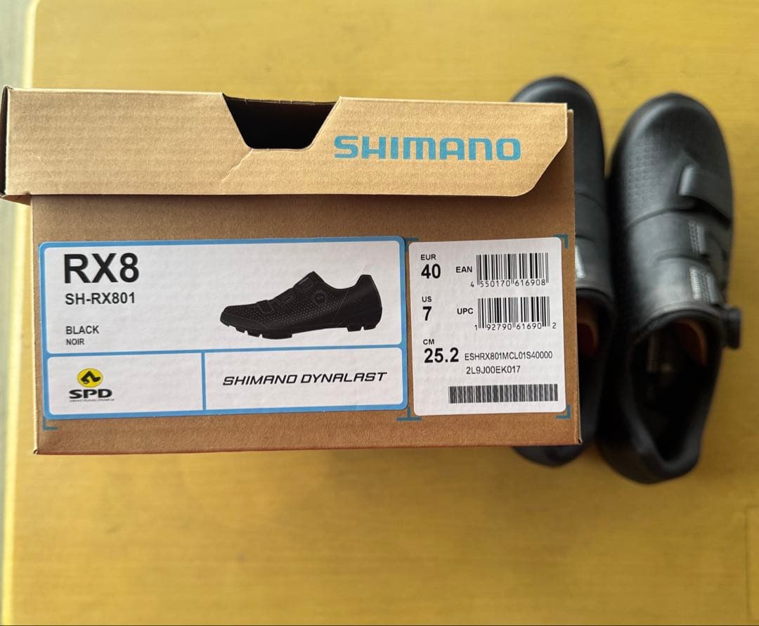 シマノ　シューズ　RX8 ブラック