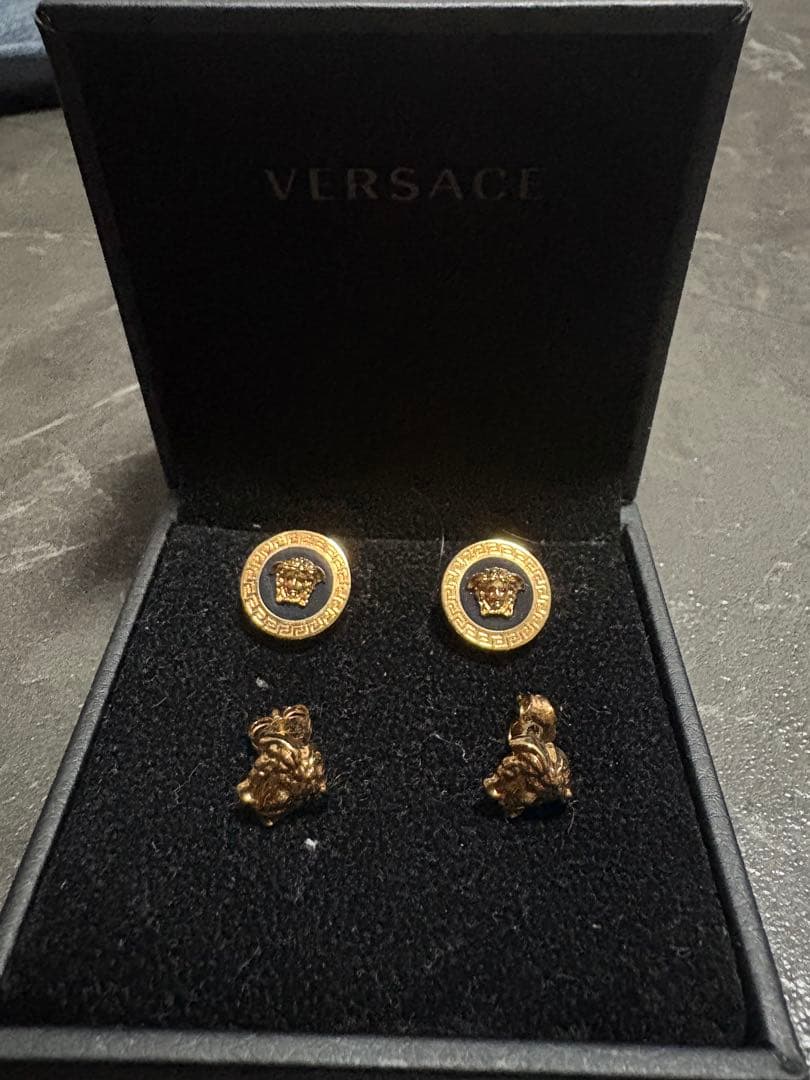 versace ピアス セット ヴェルサーチ メドゥーサ