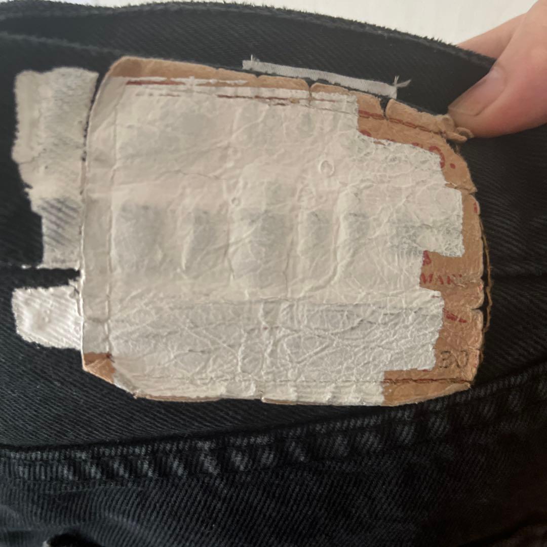 オールドパーク　OLDPARK　リメイク　スリットジーンズ