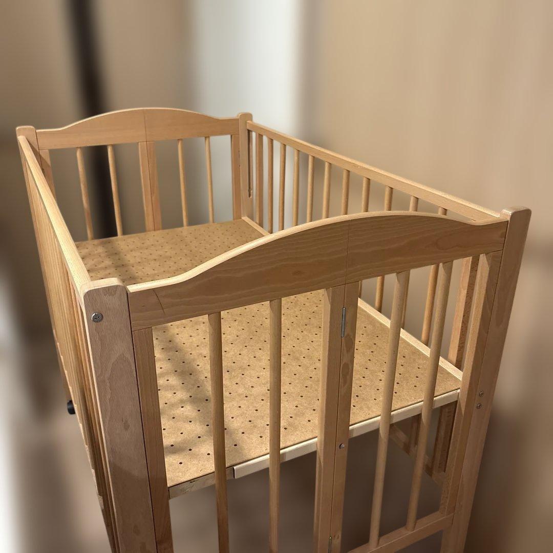 スリーピー　ハイタイプベビーベッド【パル】石崎家具