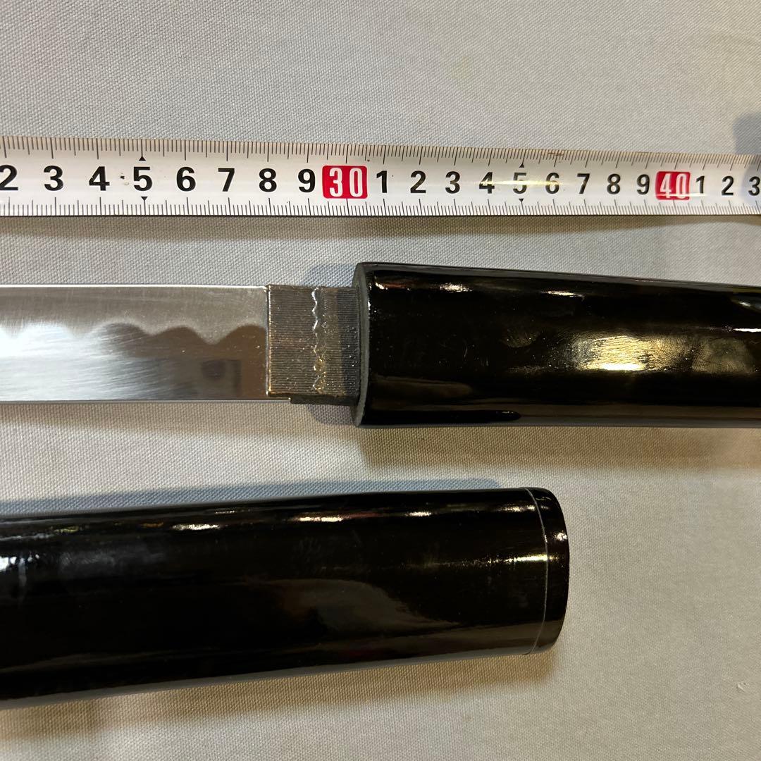 模造刀　黒呂　刃渡り２８