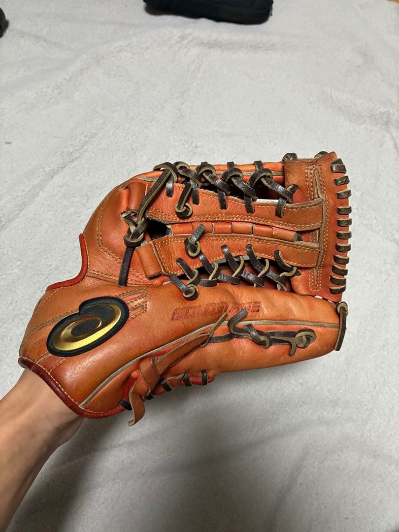 ASICS 外野手用 軟式グローブ GOLDSTAGE