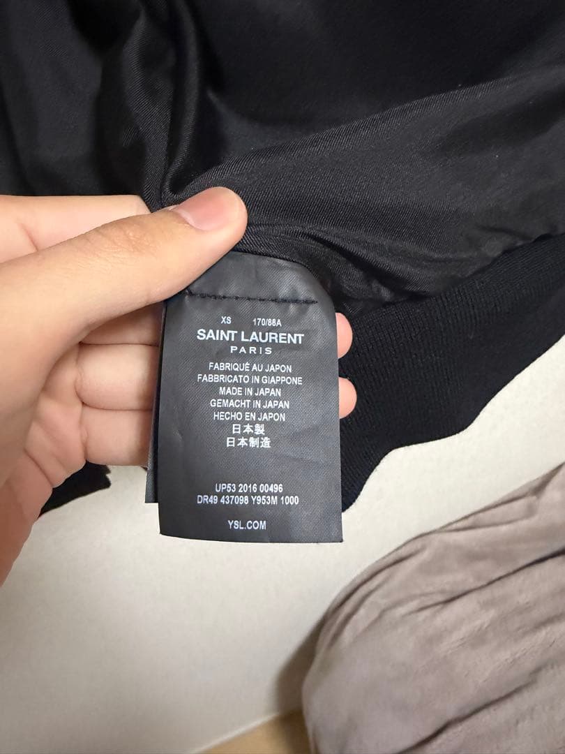 saint laurent エディ期 music note jacket