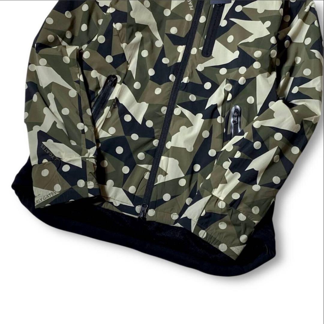 新品 完売5.7万 パーリーゲイツ OCTA フリース 迷彩 カモフラ 1 防風