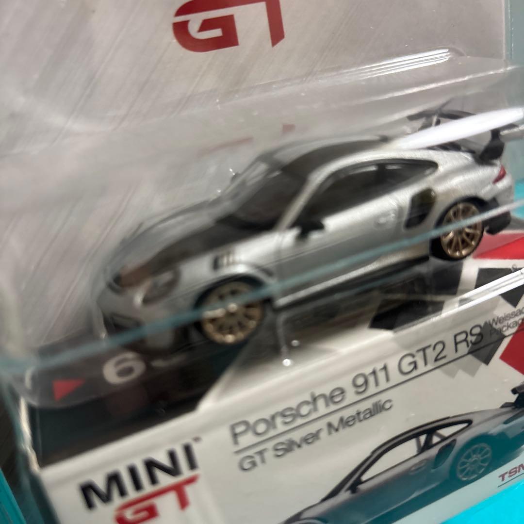 MINIGT Porsche 911 GT2 RS GTシルバーメタリック