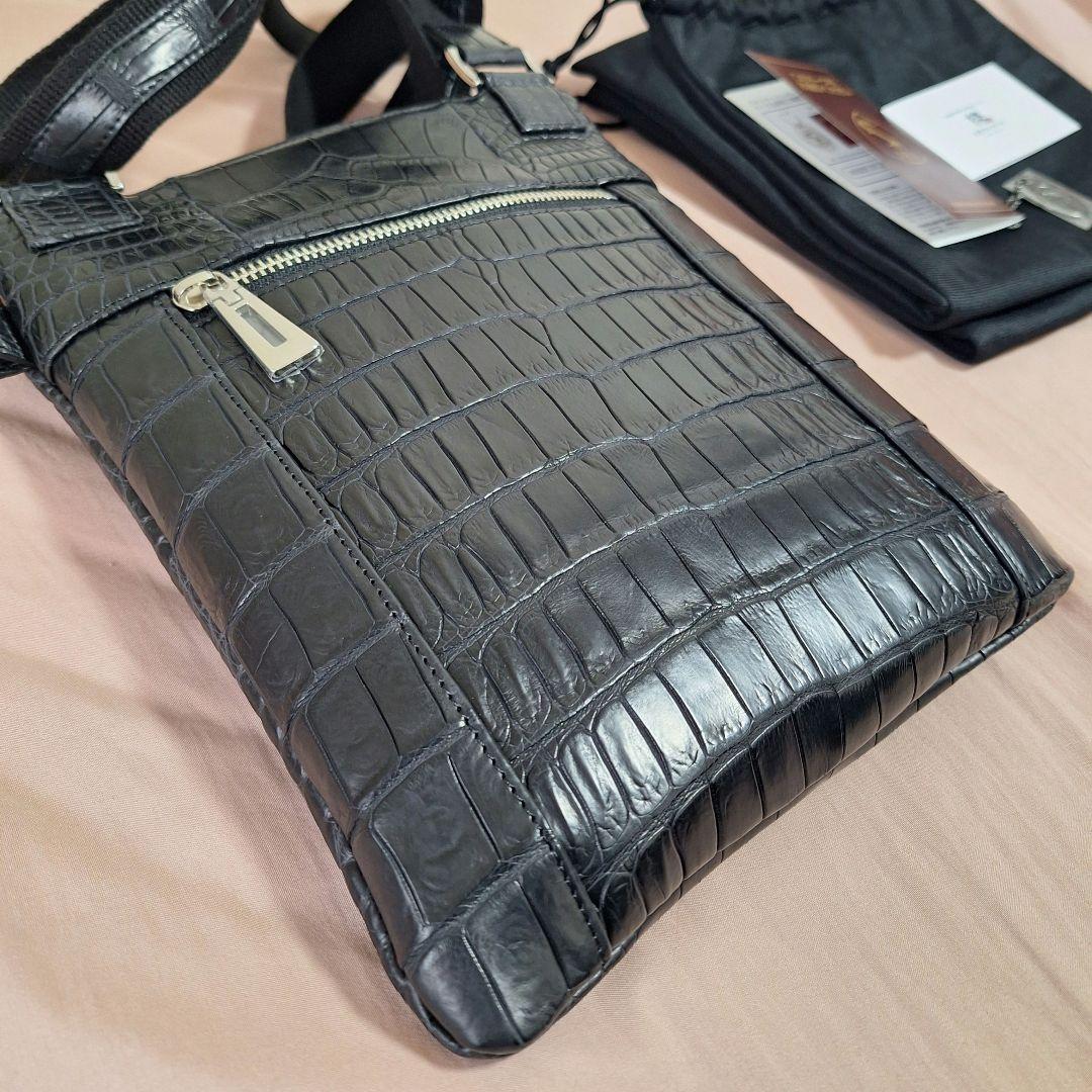 (未使用)東京クロコダイル ショルダーバッグ 凛 ポロサス