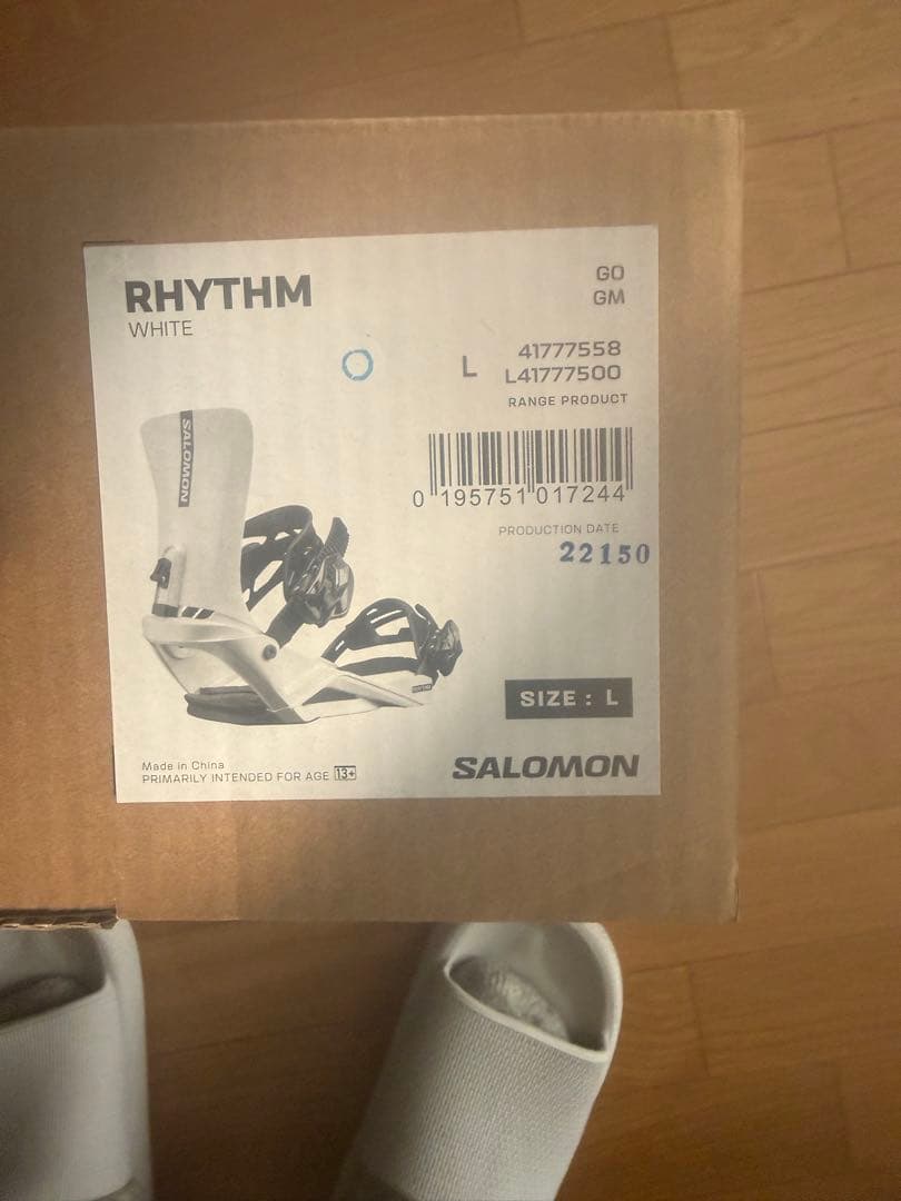 SALOMON RHYTHM ビンディング ホワイト L