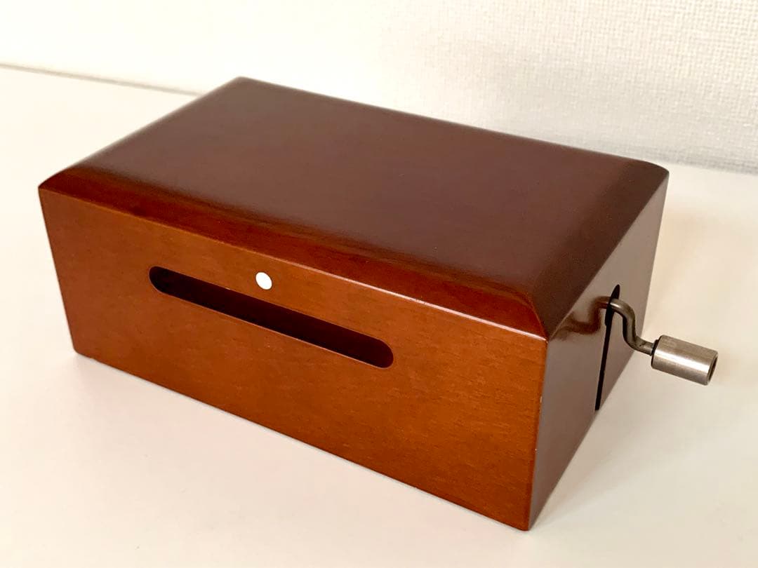 オルガニート20弁 手回しオルゴール カード5枚付き カード式 TDM-BOX