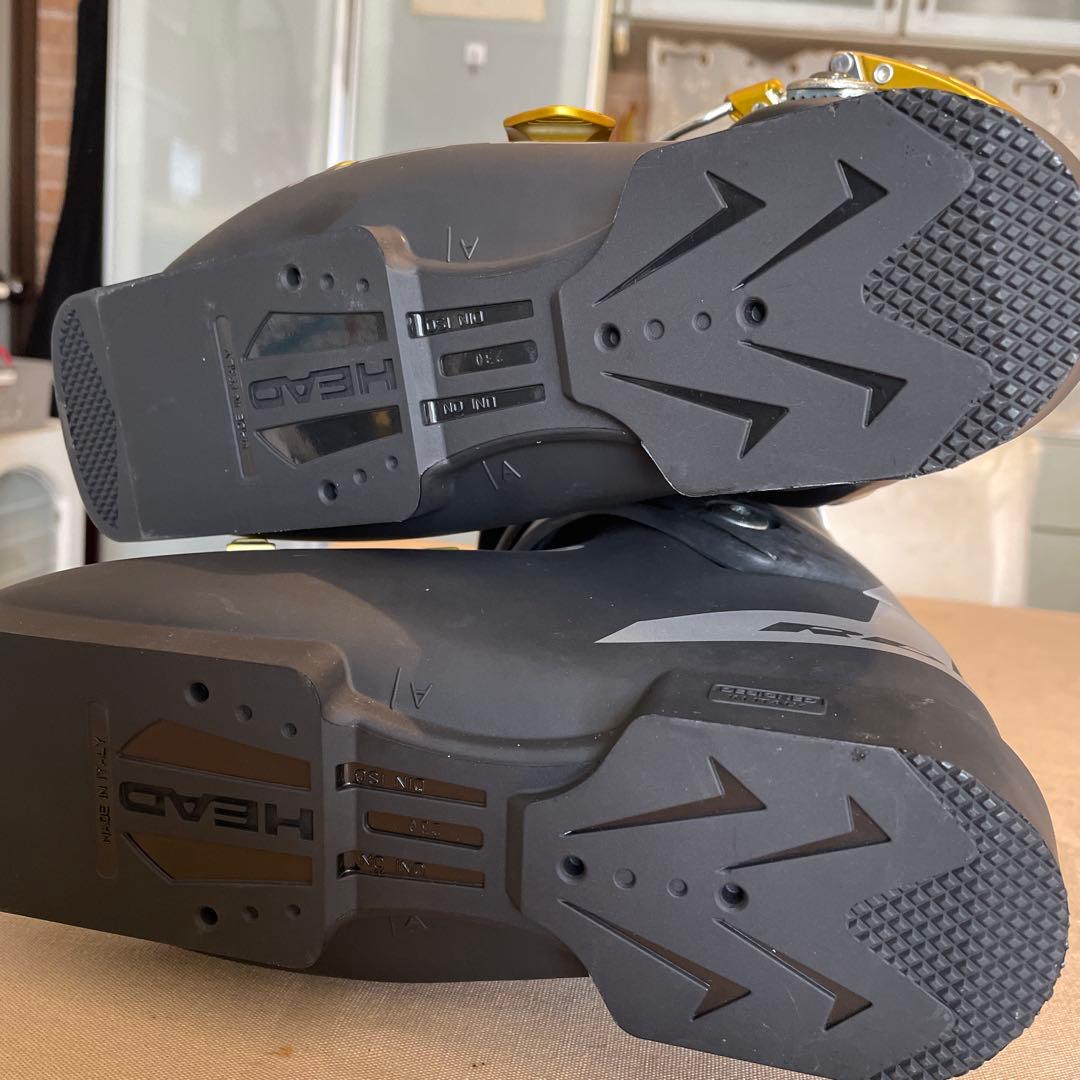 HEAD RDスキーブーツ ブラック/ゴールド 23cm