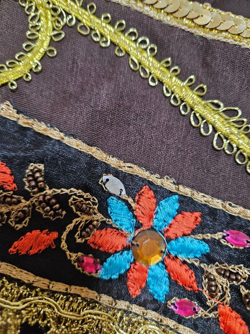 ベリーダンスセットアップ ダークブラウン