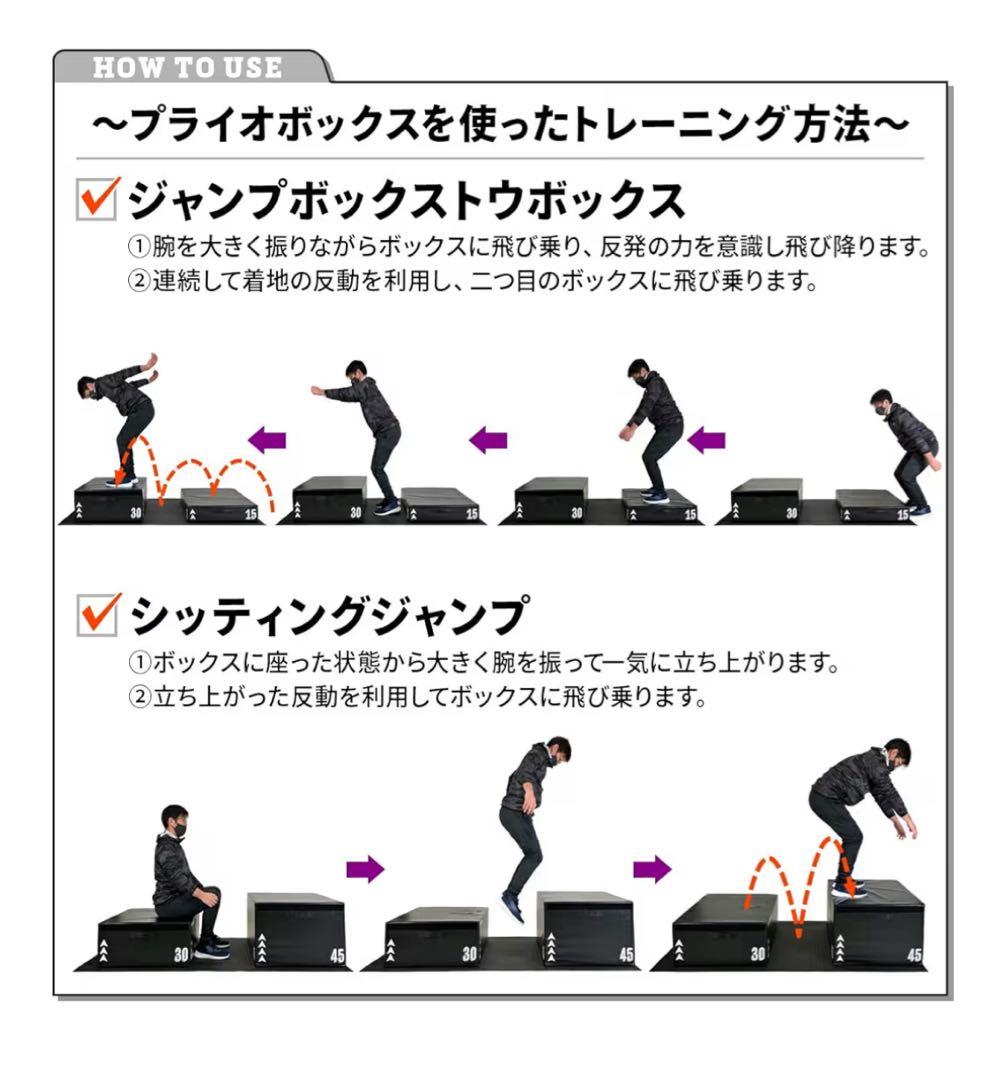 プライオボックス ジャンプ ボックス　muscle factory 高さ90cm