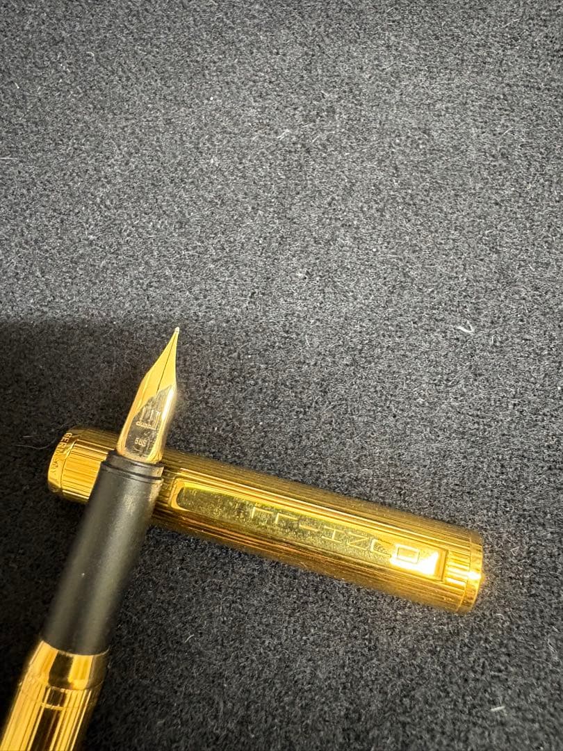 ダンヒル 万年筆 14K GERMANY刻印 コンバーター付 ボールペンセット