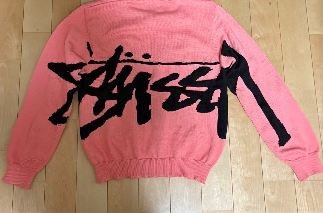 Stussy Stock Sweater Pink セーター ピンク L
