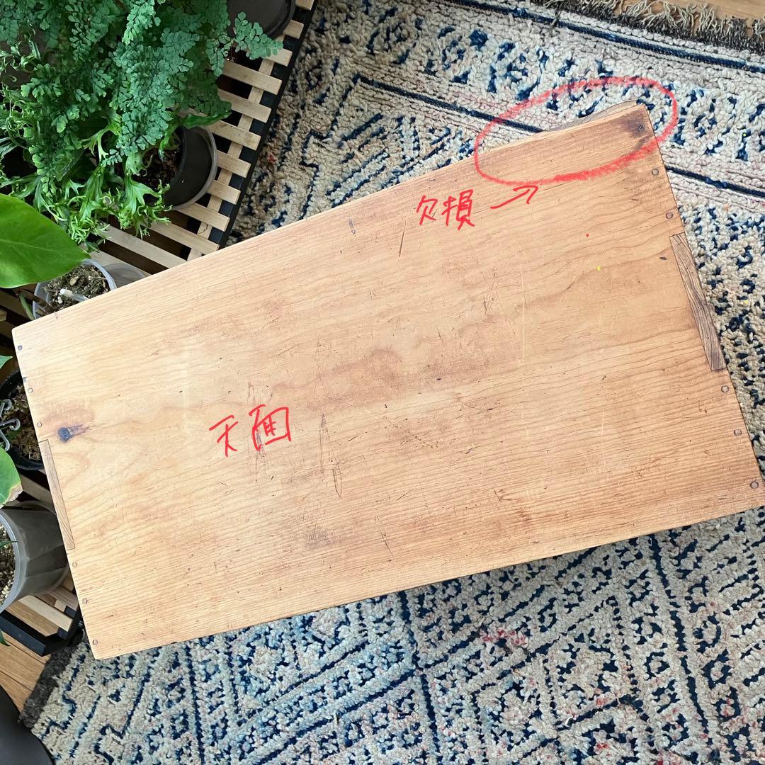 古道具　ガラス戸棚　昭和初期　ヴィンテージ家具