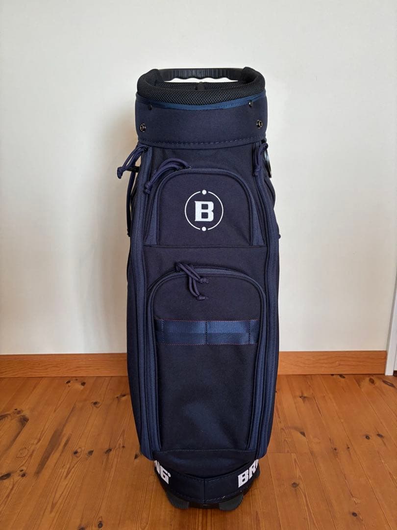 BRIEFING キャディバッグ CR-5 #02 ネイビー　フードあり