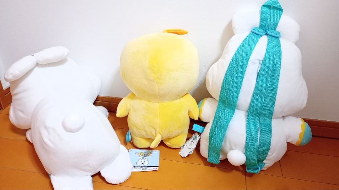非売品レア♥新品♥んぽちゃむリュックいっしょにねんね♥きみまろBIGぬいぐるみ♥