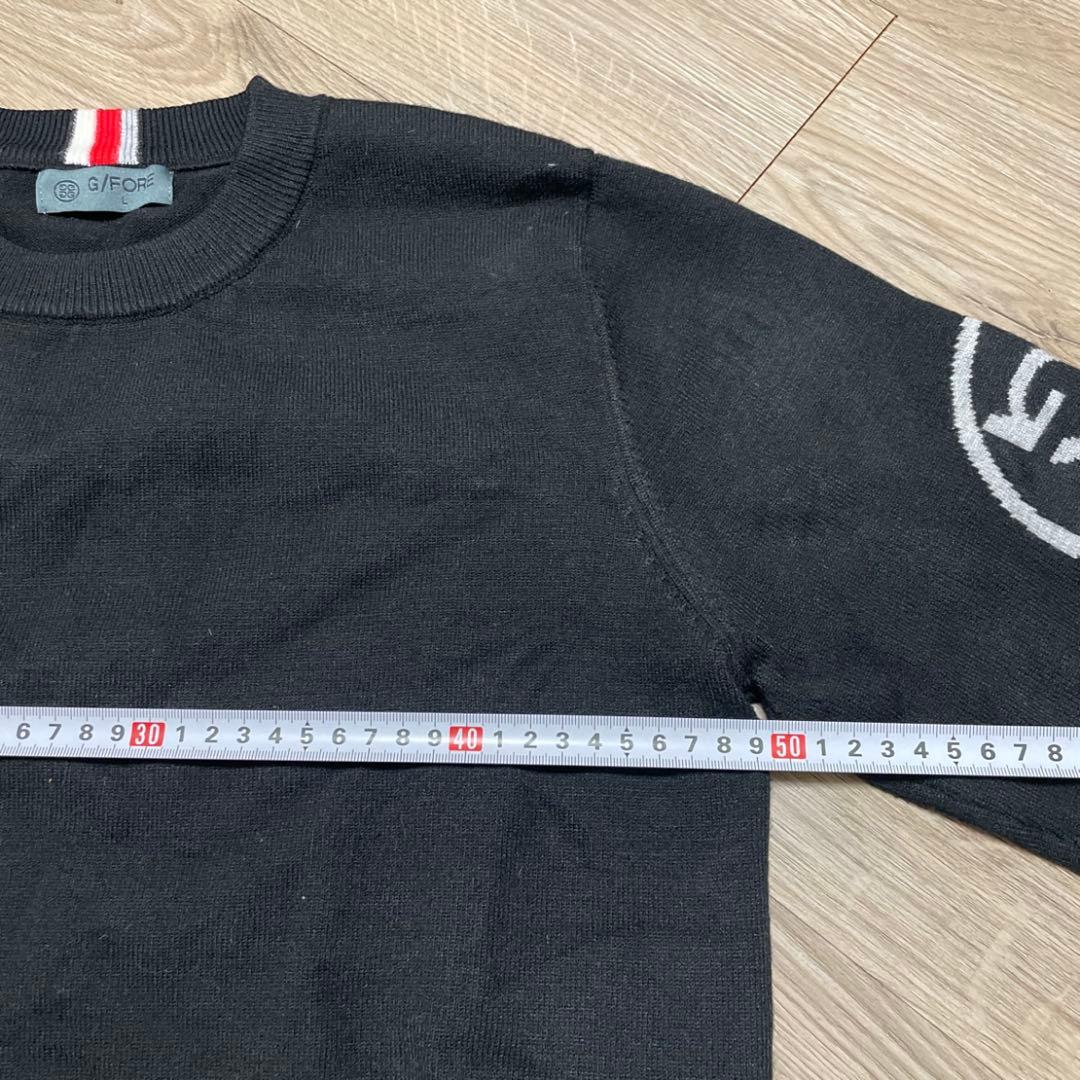 G/FORE ジーフォア 黒 Gロゴ セーター