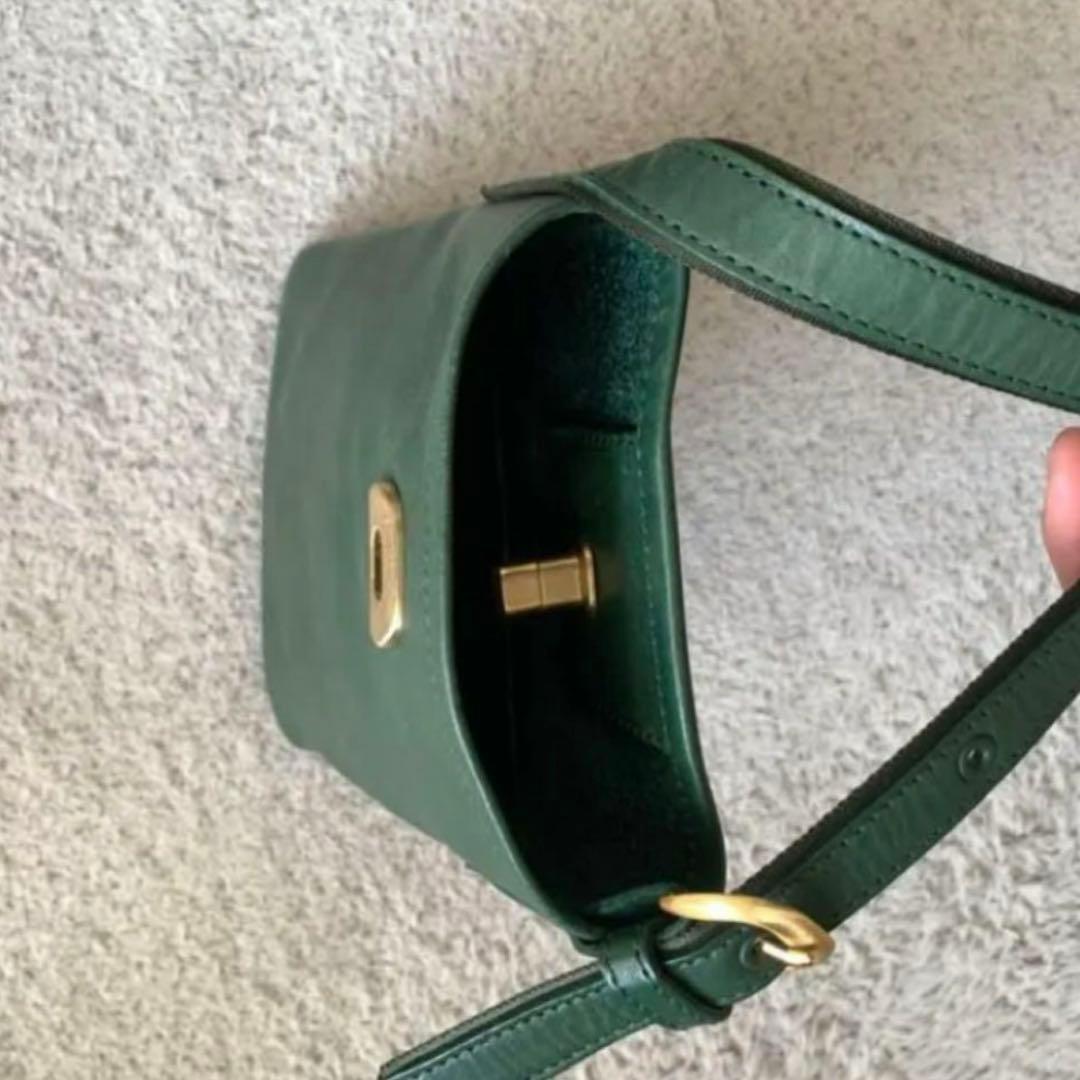 hender scheme グリーン　ショルダーバッグ