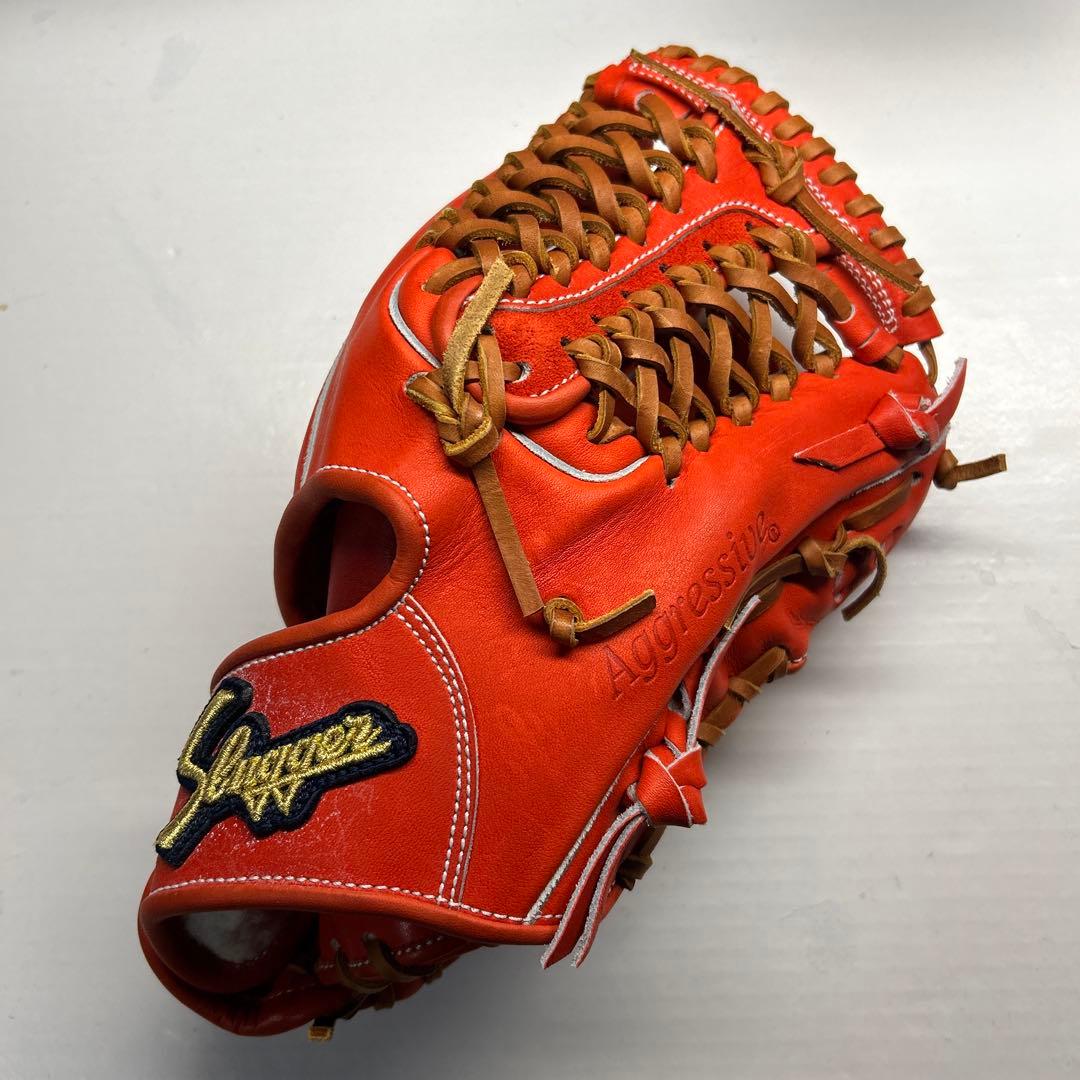 久保田スラッガー 硬式グローブ 内野手 KSG-T1 Fオレンジ鳥谷選手モデル